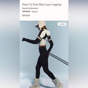 Free People Dawn to Dusk Base Layer Leggings